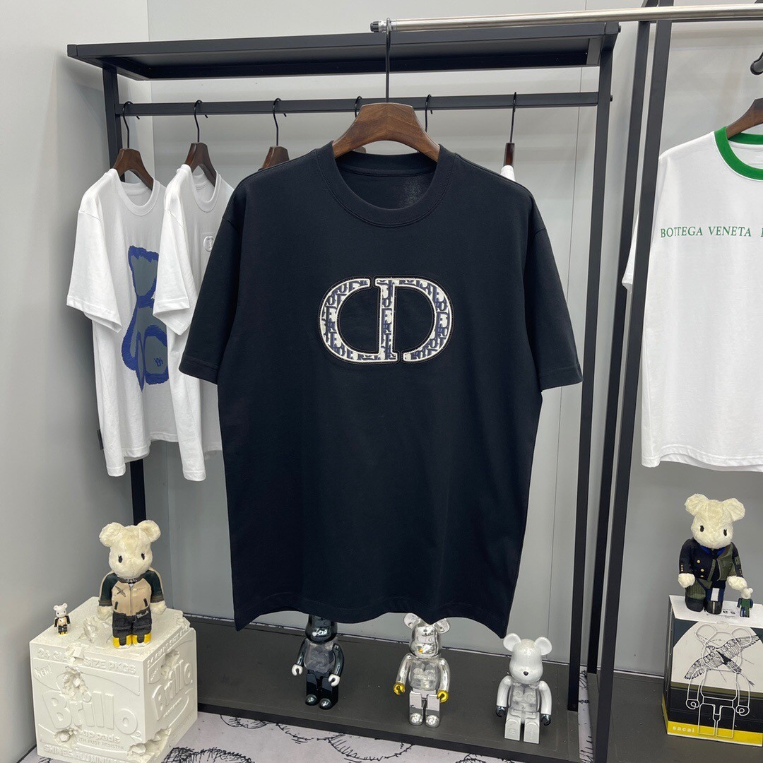디올 2022SS 신상 오블리크 로고 라운드 티셔츠